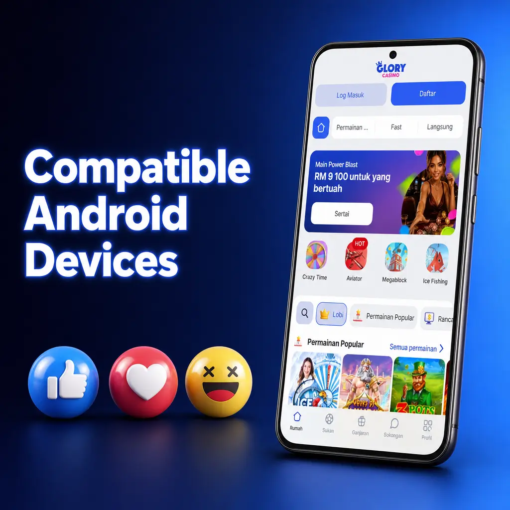 Compatible Android devices in Malaysia 2026: Samsung Galaxy A55/S24, Xiaomi Redmi Note 13/14, Oppo Reno 11, Vivo V30, Realme 12 Pro, Pixel 8