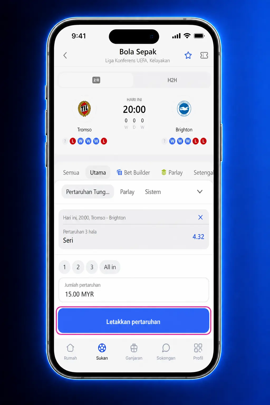 Step-by-step guide to placing your first sports bet on Glory Casino, from selecting a sport to confirming your bet slip.